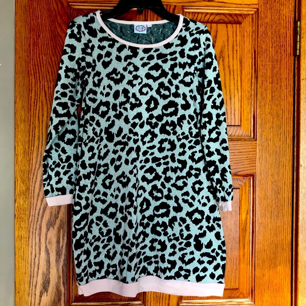 Lilli Lovebird Cheetah Print Dress Size 10